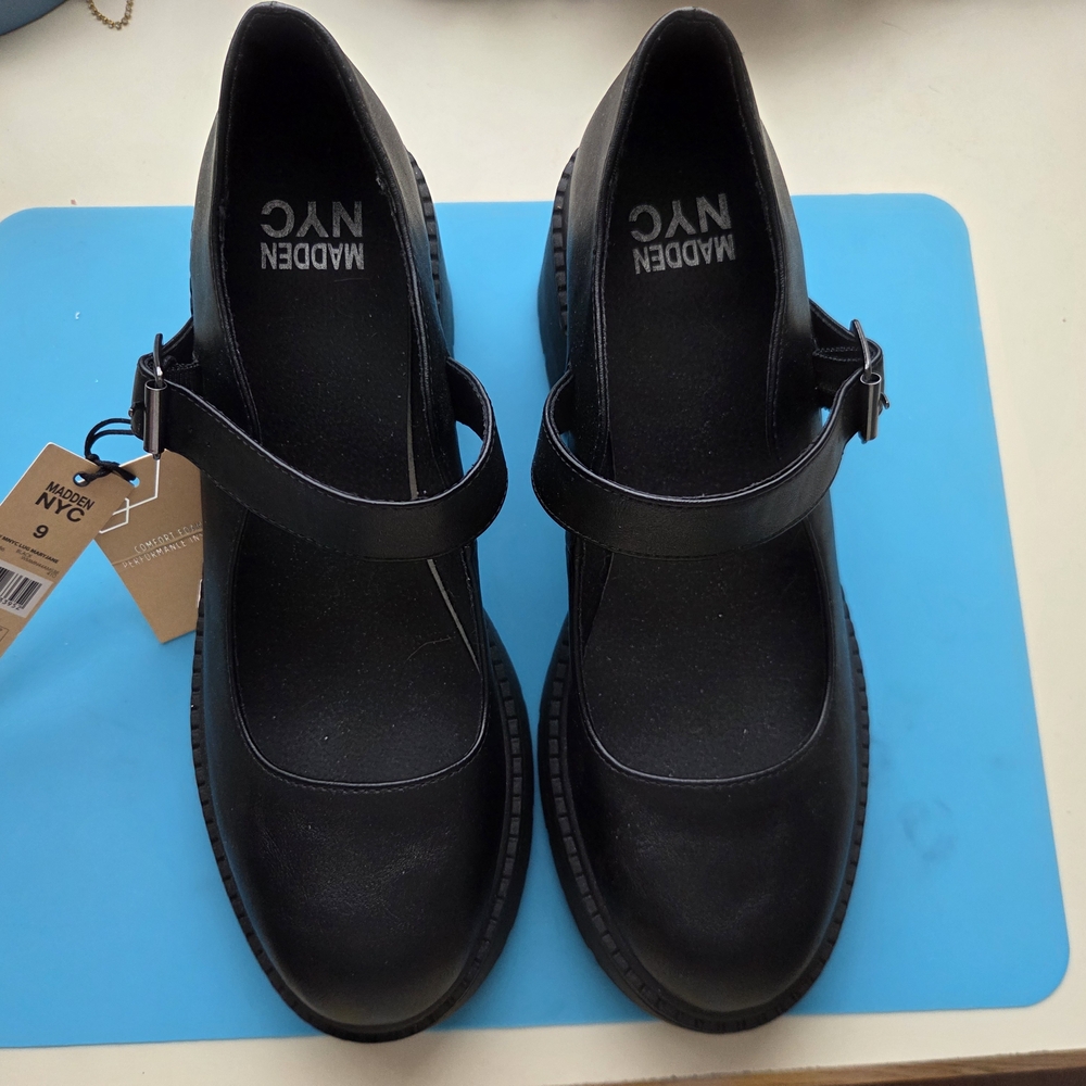 Madden NYC Black Women's Heels